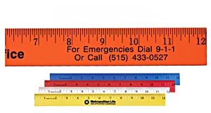 12 Inch School Ruler (sixteenths)