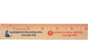 12 Inch School Ruler (sixteenths)