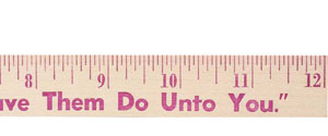 Sample - Promotional 12 Mood Wood Ruler